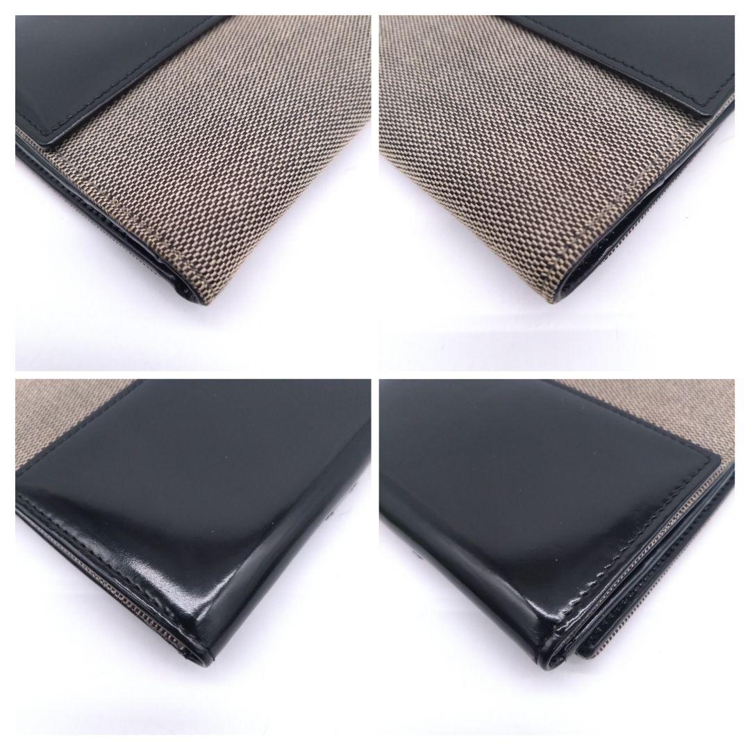 【美品】GUCCI 二つ折り財布 希少 金具 コンパクト 035・1323