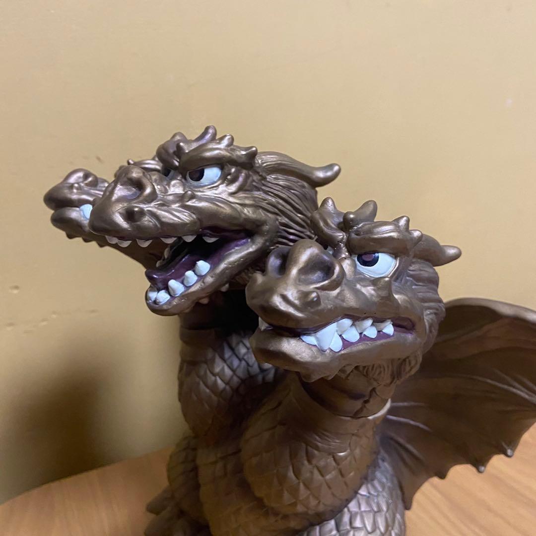 ユニファイブ　宇宙超怪獣 キングギドラ 貯金箱　ソフビ 5451