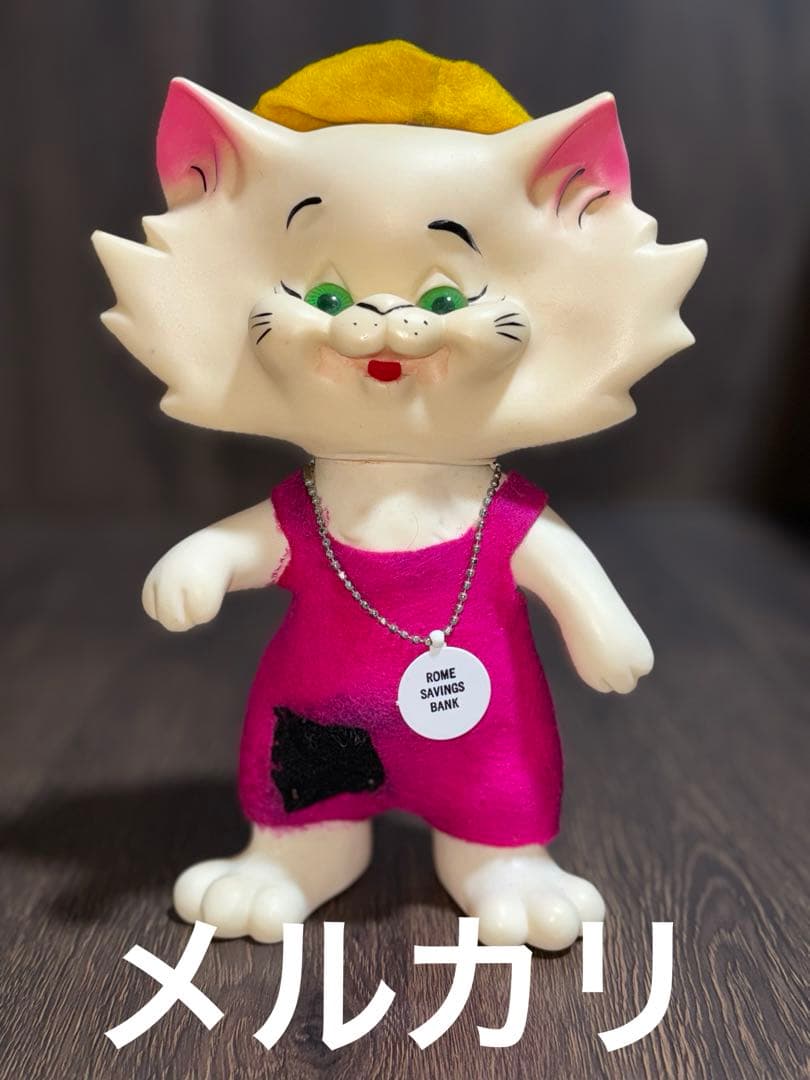 1969 ロイデス キャット バンク 貯金箱 アメトイ ヴィンテージ 2