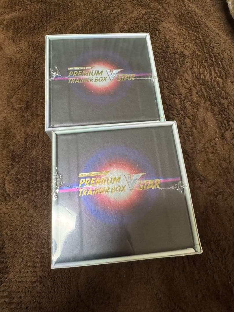 2個セット シュリンク付き ポケモンカードゲーム プレミアムトレーナーボックス