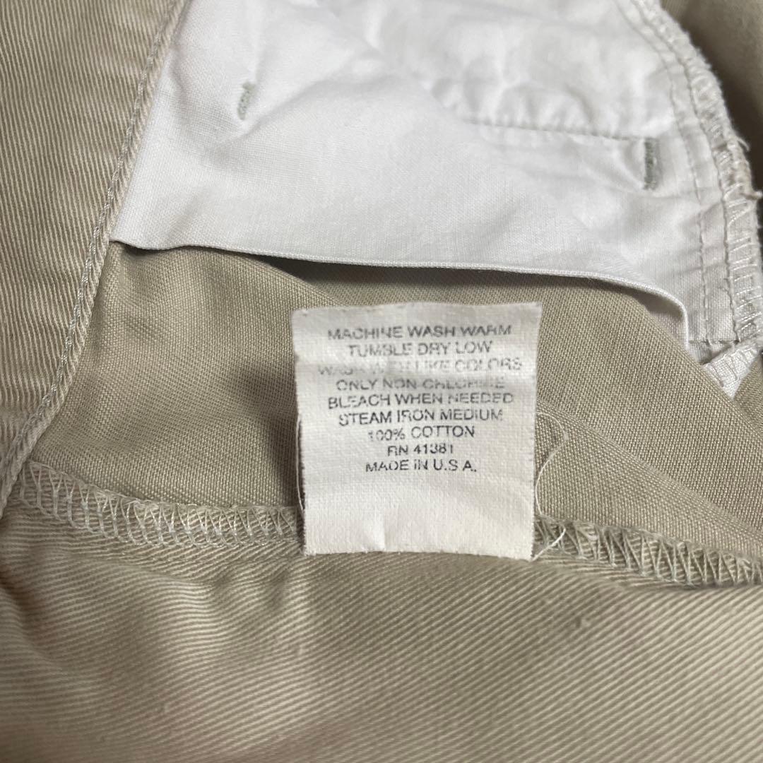 【USA製】Polo RalphLauren ポロチノ　2タックワイドチノパンツ