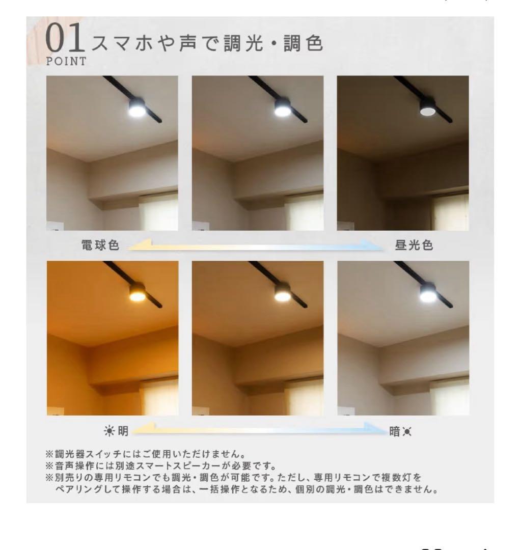 Y*a様 ✨未使用<エジソンスマート>シーリング　ブラック。 調整可能