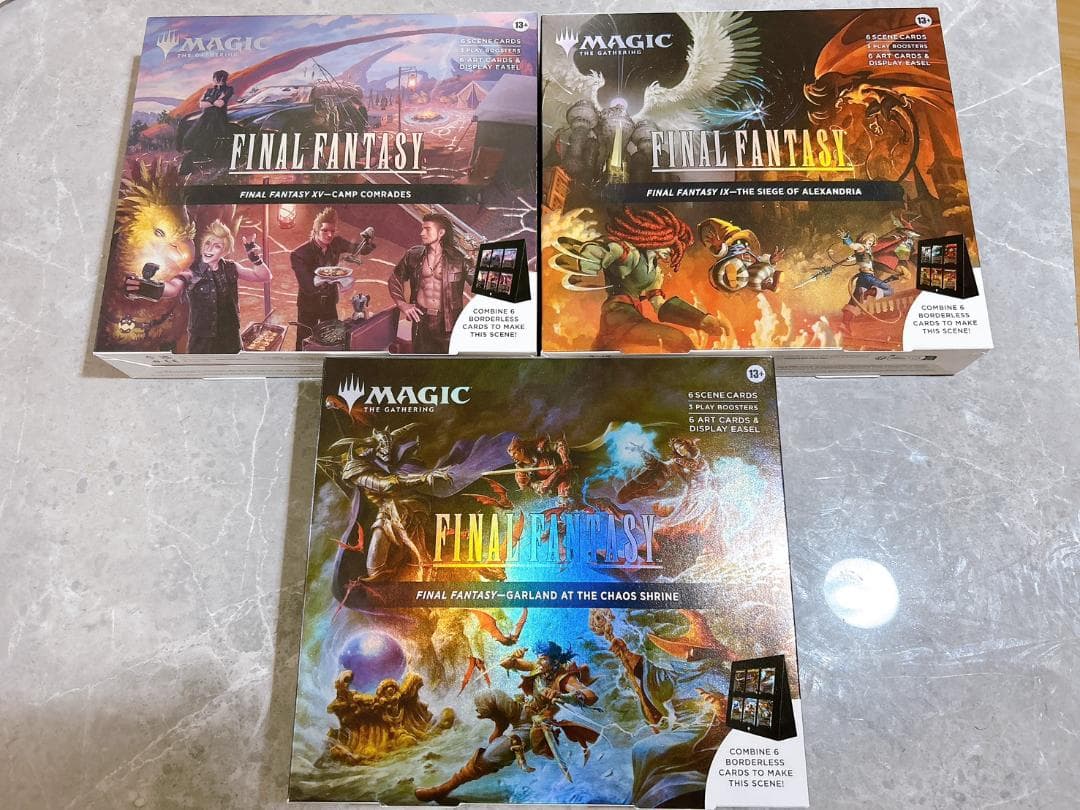 Final fantasy シーンボックス 3種類セット 英語版！