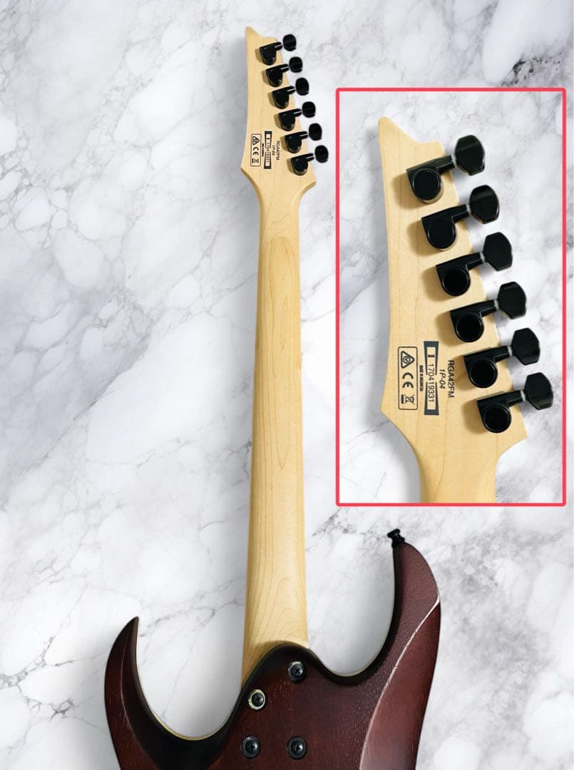 Ibanez RGA42FM ドラゴンアイバースト色