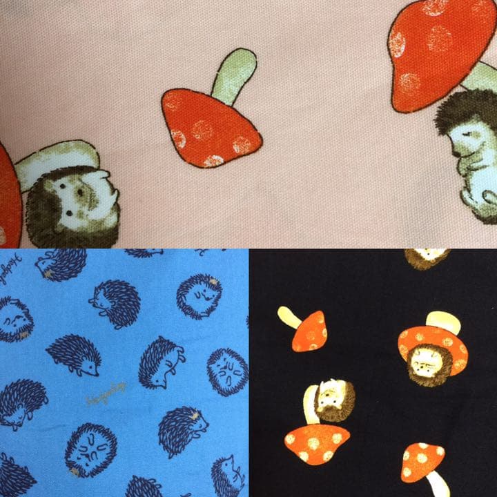 ハリネズミ寝袋  デニムお布団