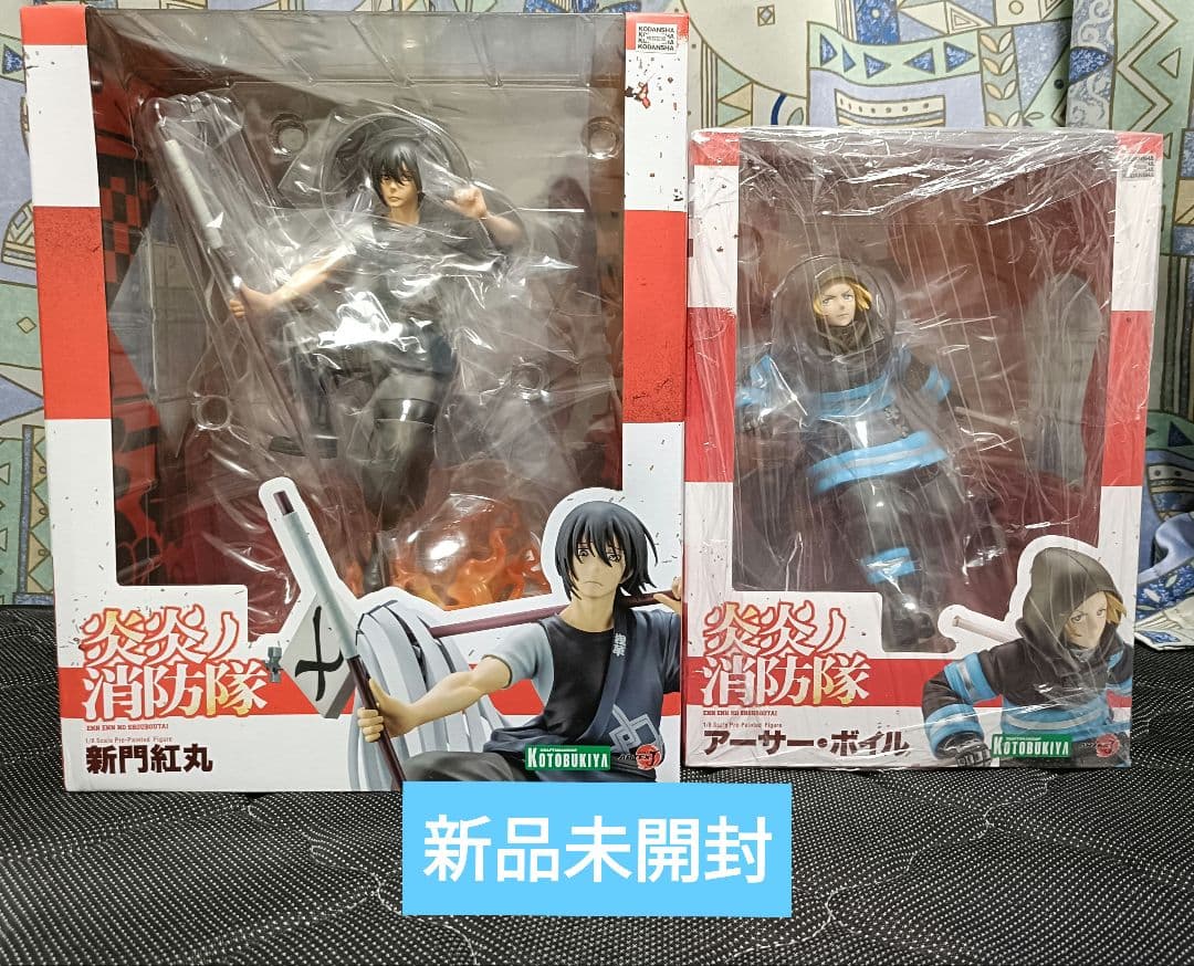 新品未開封　コトブキヤ　ARTFX J 炎炎ノ消防隊 新門紅丸＆アーサー・ボイル