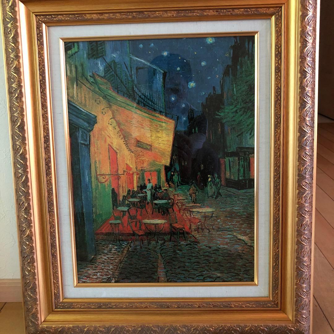 ゴッホ『夜のカフェテラス』レプリカ
