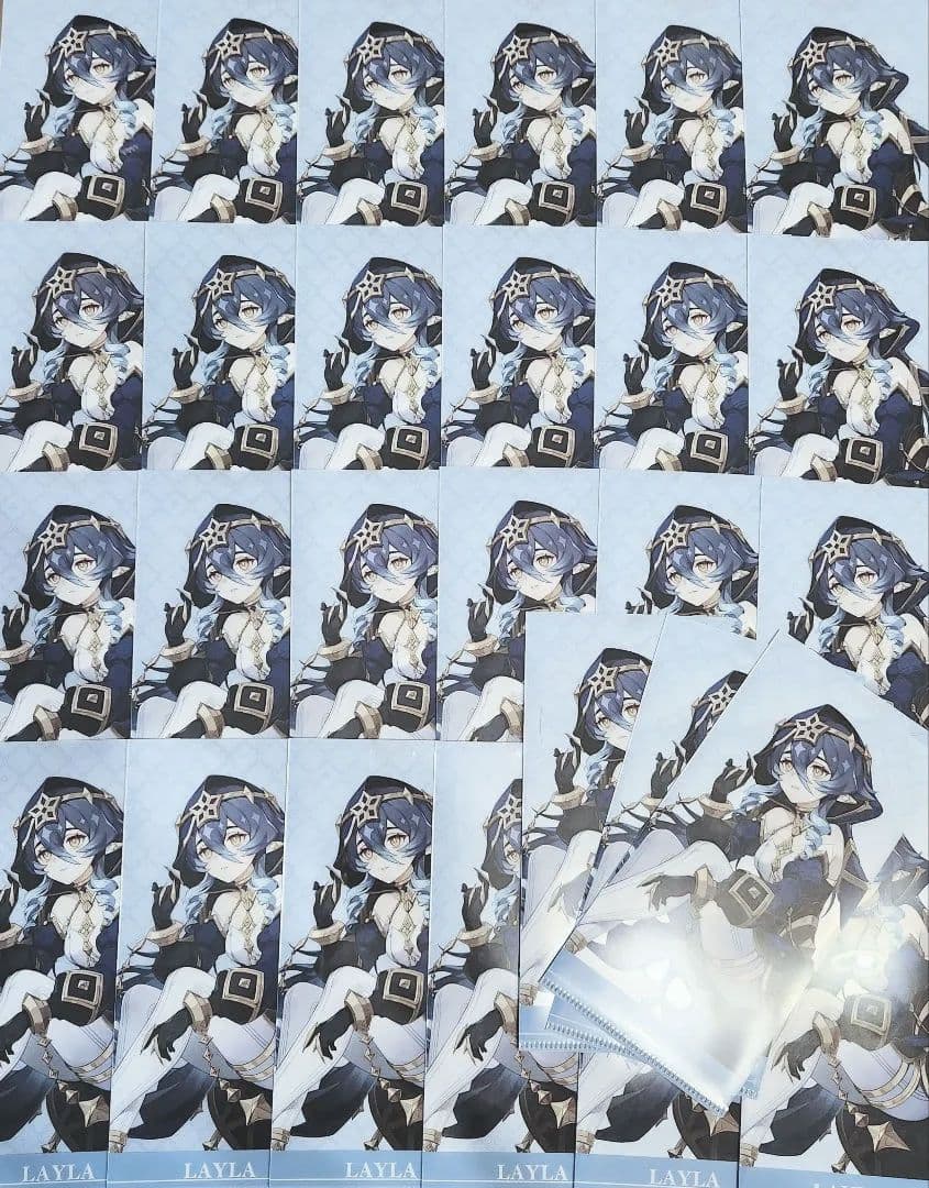 原神　レイラ　チケットファイル　27枚　まとめ売り