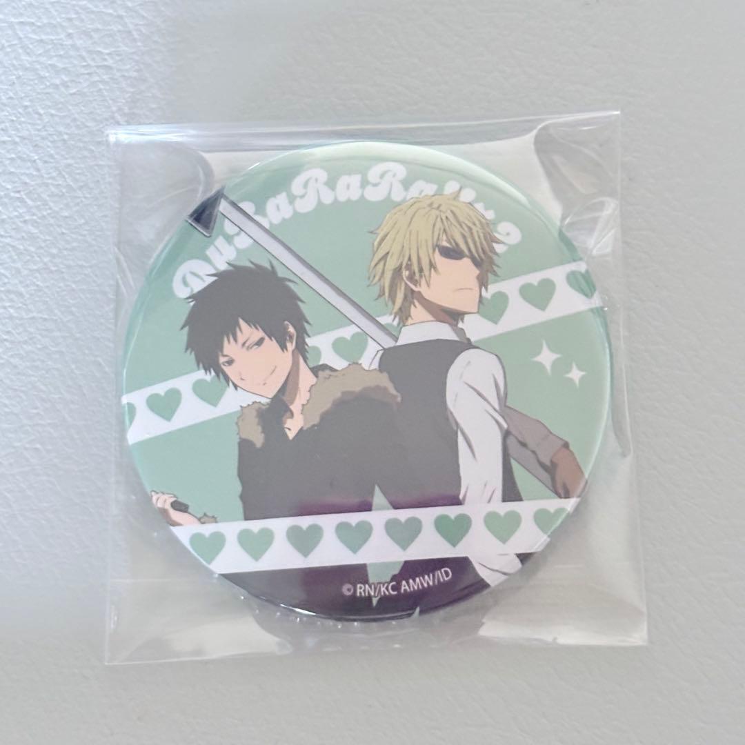 デュラララ プリロール 缶バッジ 平和島静雄 折原臨也