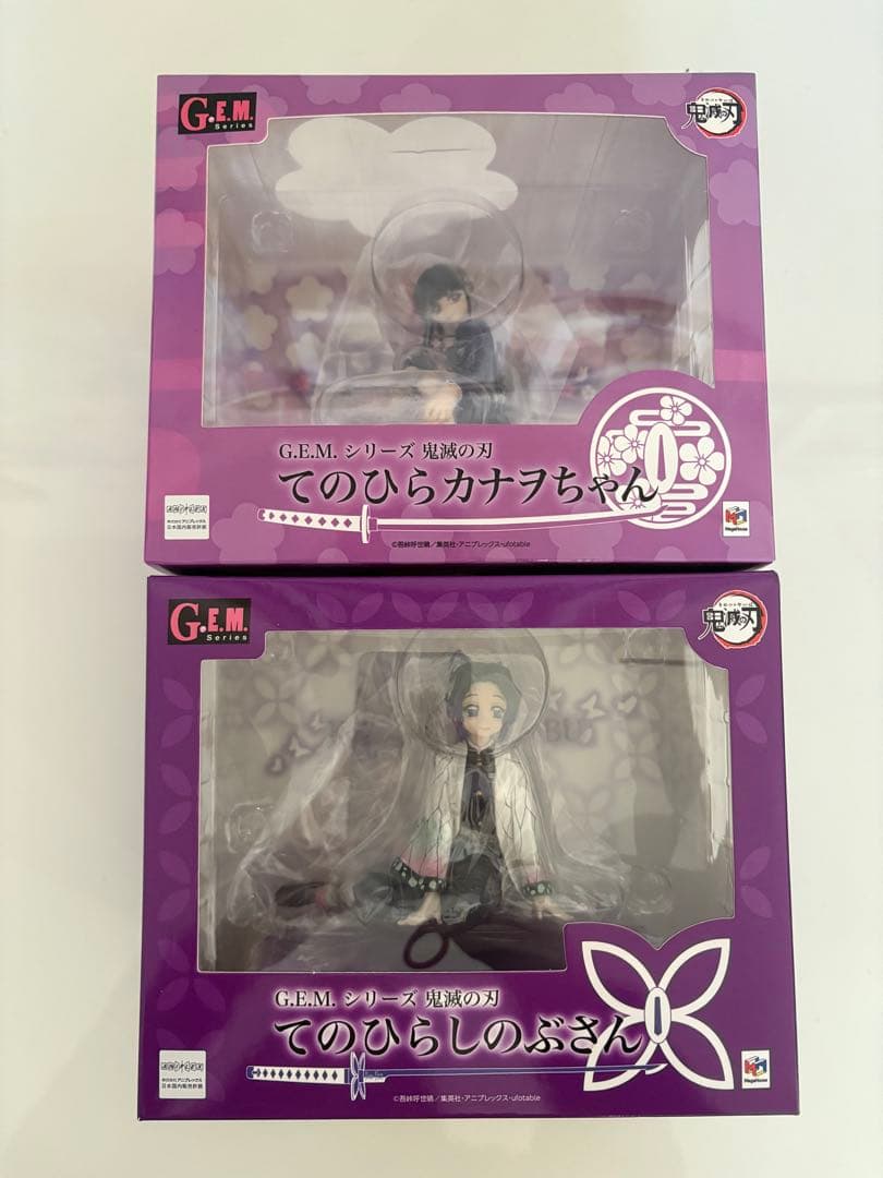 鬼滅の刃　G.E.M.シリーズ　てのひらしのぶさん、カナヲちゃん
