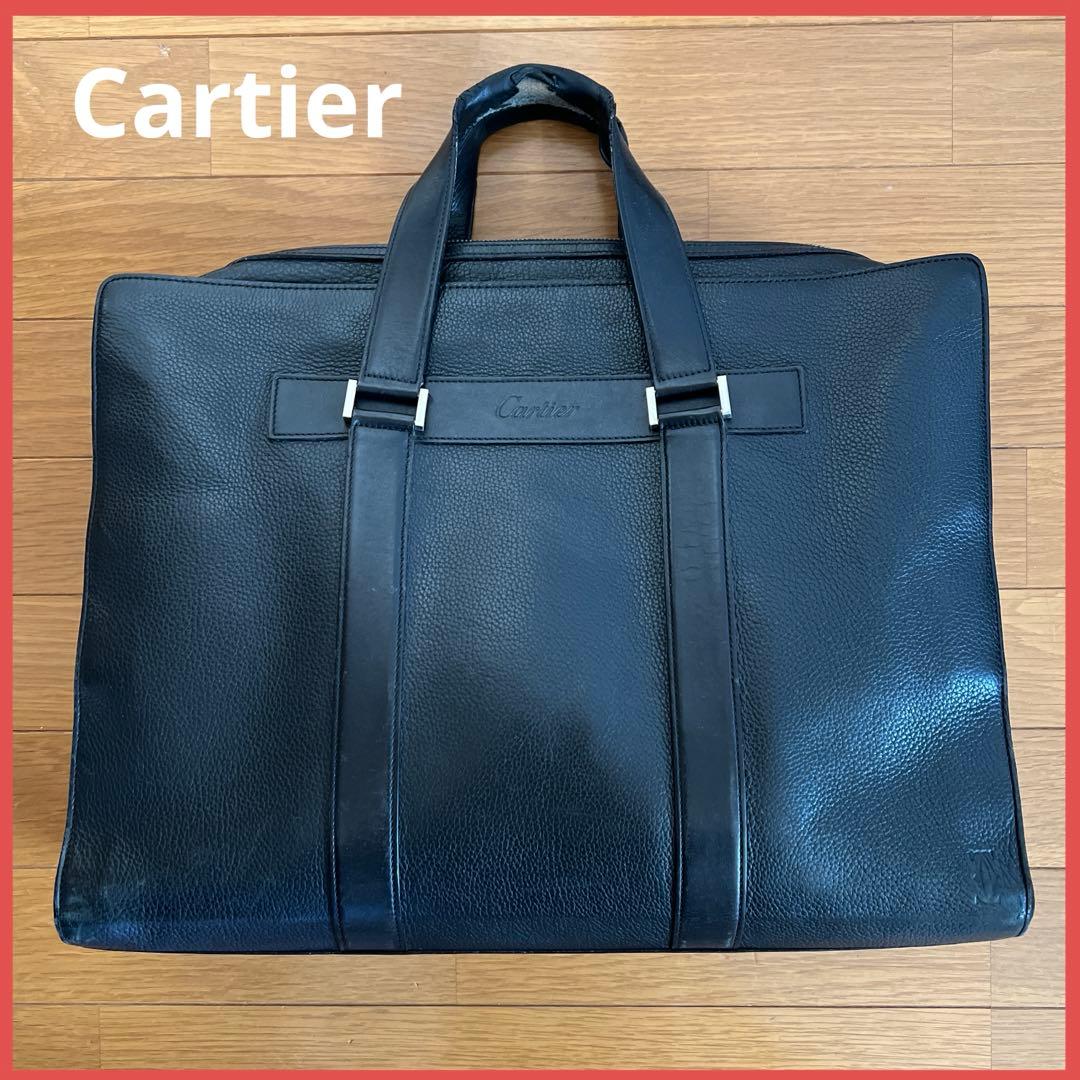 Cartier カルティエ マストドゥ カルティエ 2C ロゴ ビジネスバッグ