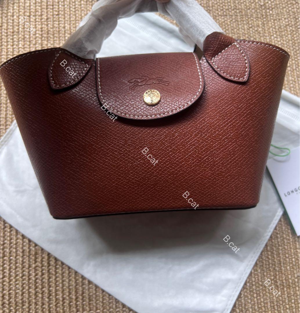 新シーズンLongchampエピュレ テクスチャードレザーミニバッhld