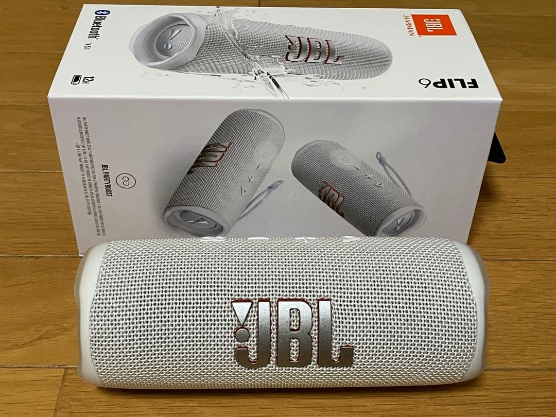 JBL FLIP6 ホワイト ワイヤレススピーカー