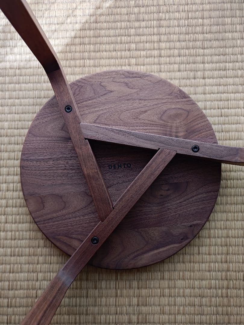 DENTO LISCIO スツール　木製　ウォールナット