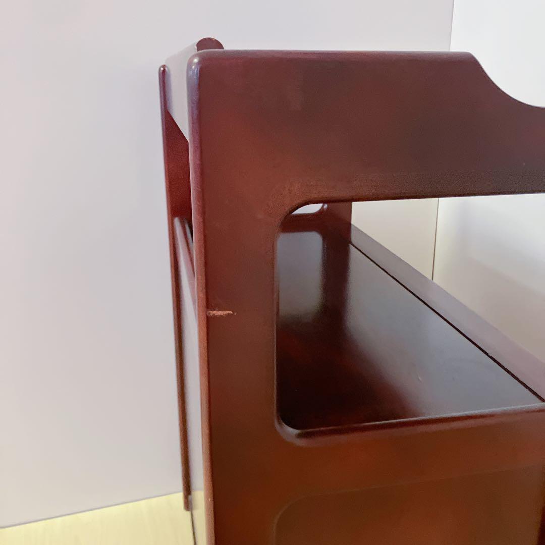 Karimoku カリモク 木製 電話台、FAX台　キャビネット飾り棚 収納