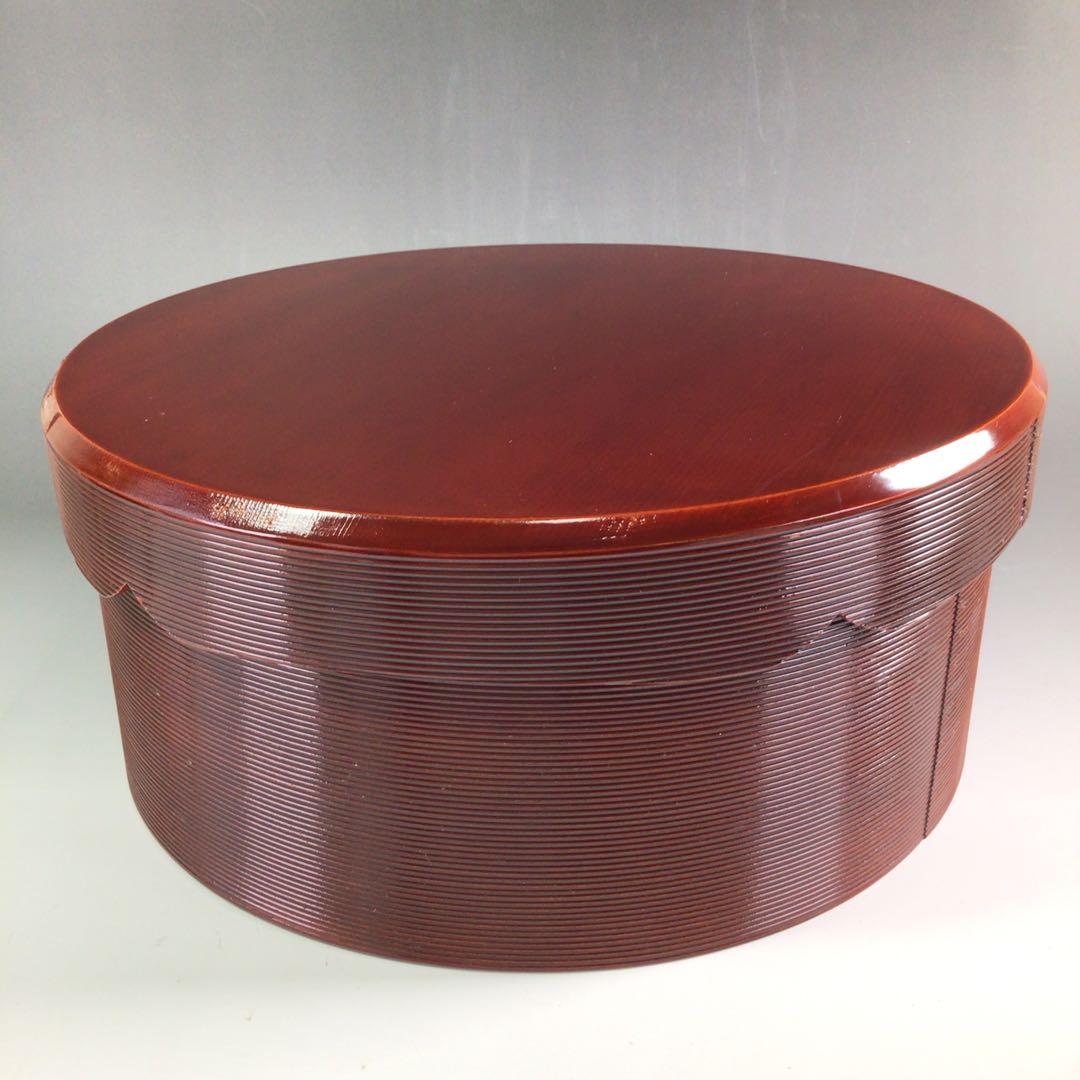 Ｒ３５６　千歳盆　『塗師　川瀬表完作』『花押』『銀杏蒔絵』　共箱　茶道具