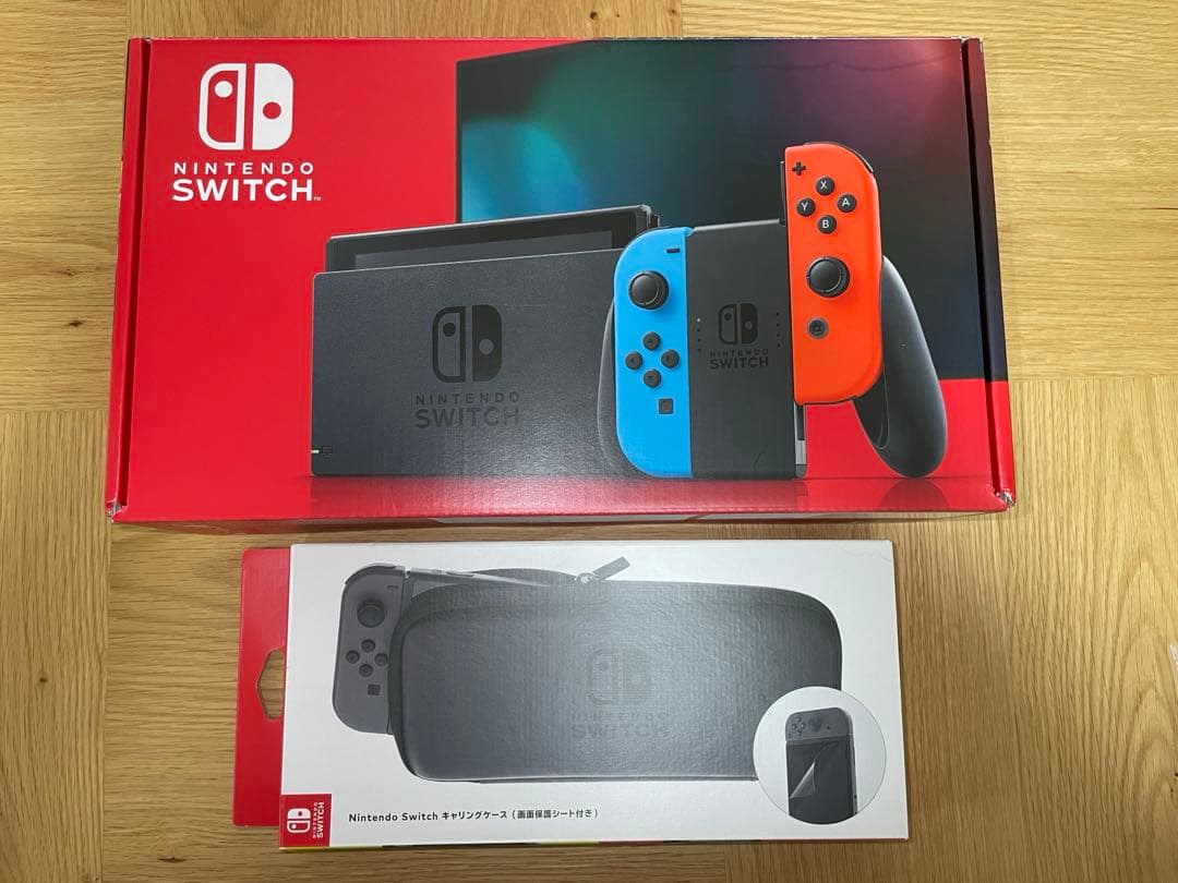 Nintendo Switch ネオンブルー/ネオンレッド 本体　付属品付き