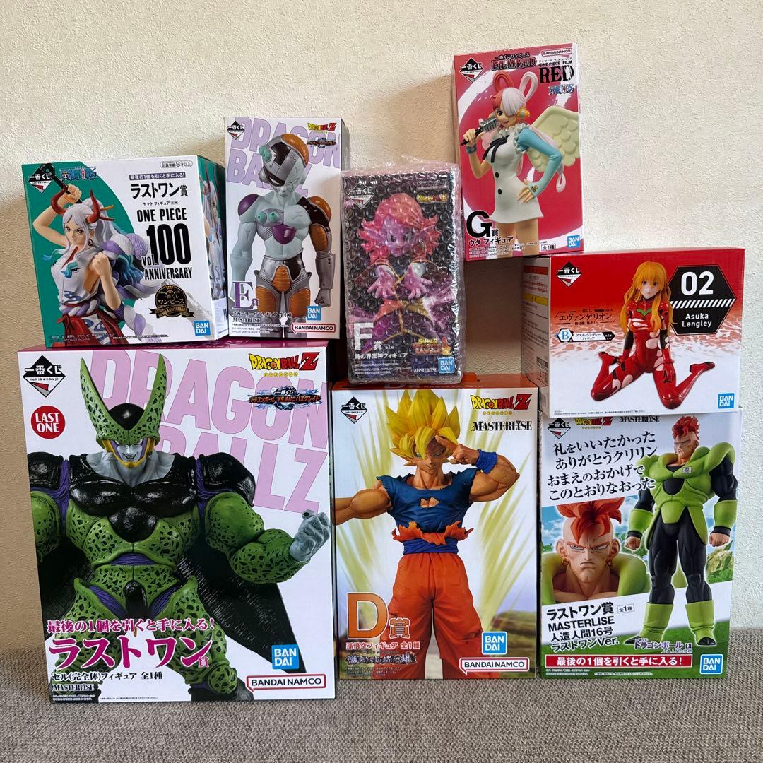 一番くじ ドラゴンボール ワンピース フィギュア8体