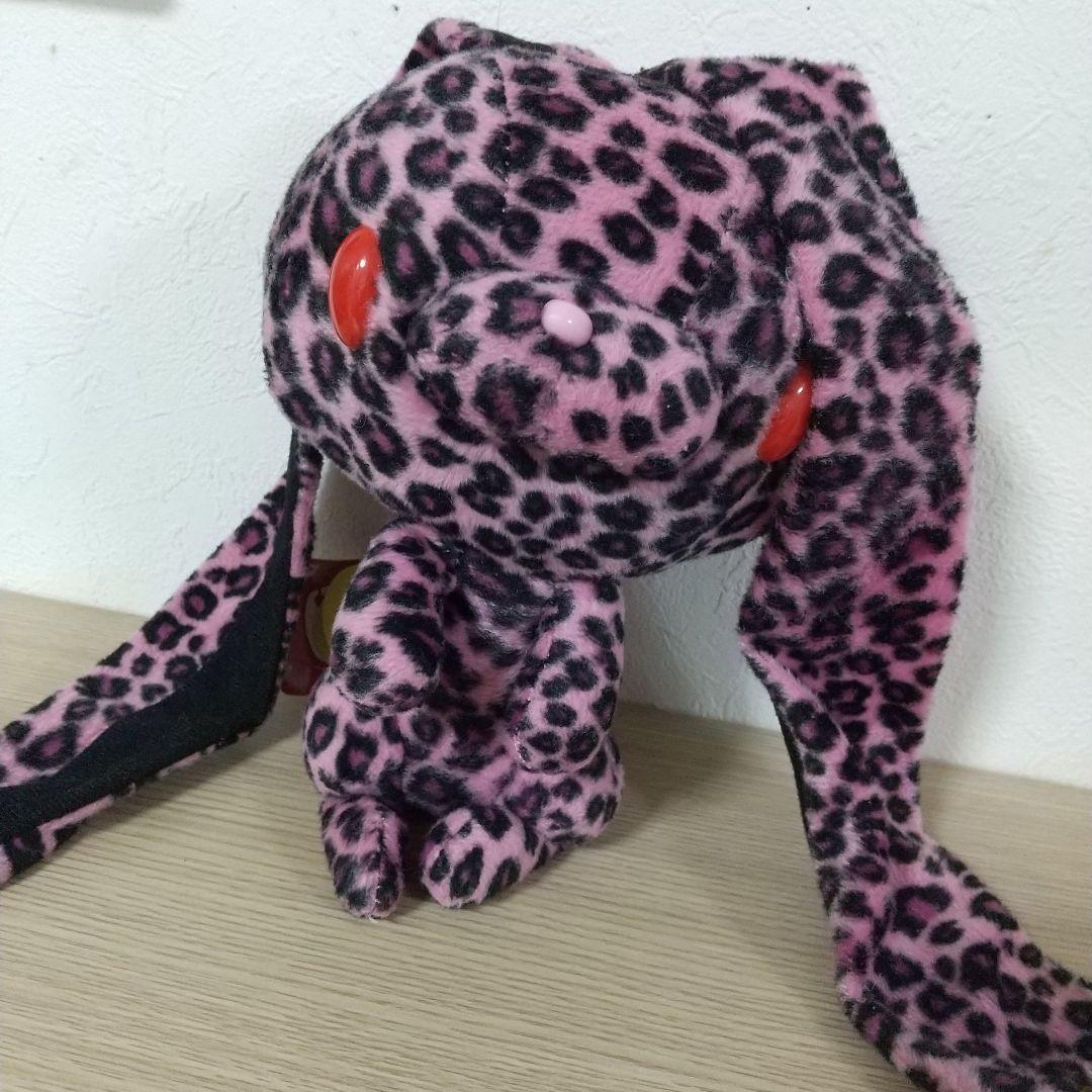 新品　汎用うさぎ チャックスGP ぬいぐるみ ver.2.0 ヒョウ柄　ピンク