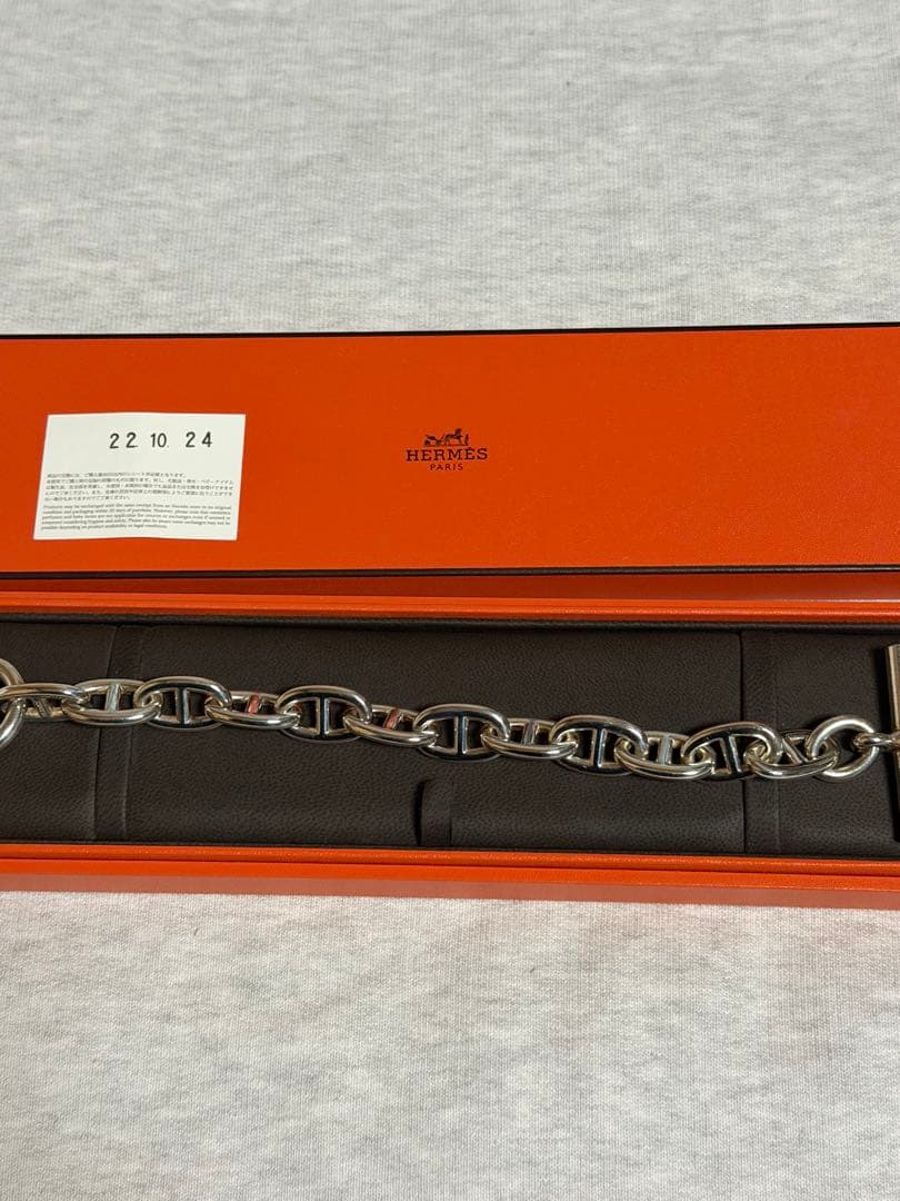 HERMES / エルメス シェーヌダンクル TGM12コマブレスレット