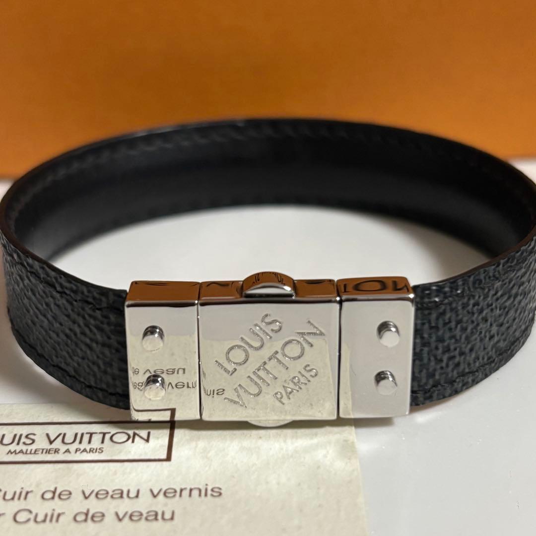 LOUIS VUITTON 新品同様品　モノグラムブレスレット　レザー極美品