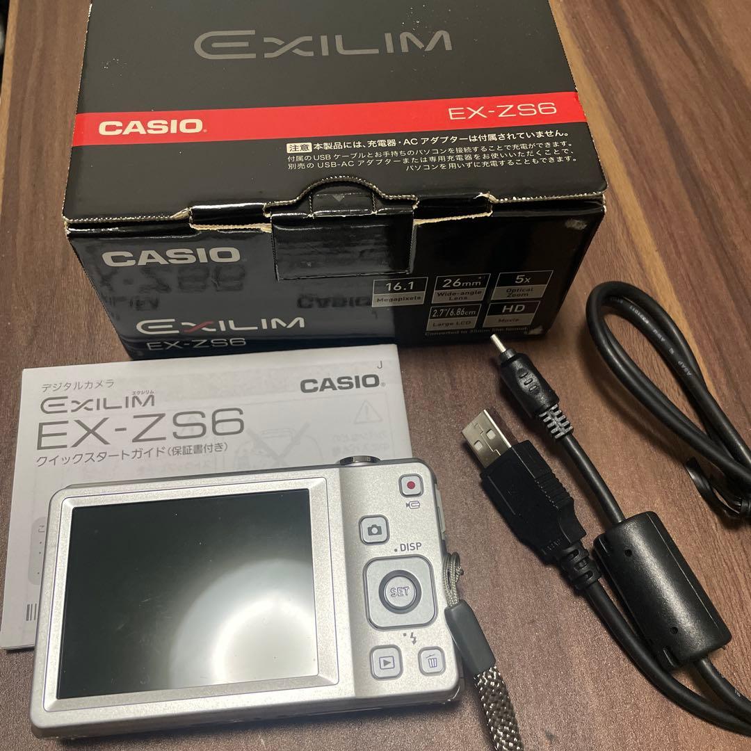 CASIO EXILIM EX-ZS6 コンパクトデジタルカメラ
