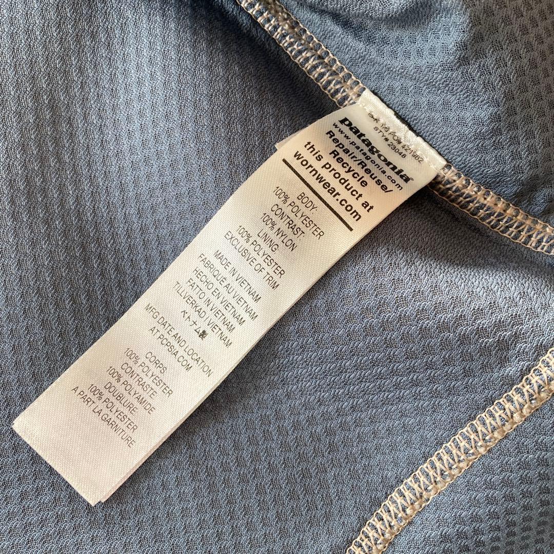 patagonia フリースベスト レトロX ボア　アイボリー/グレー