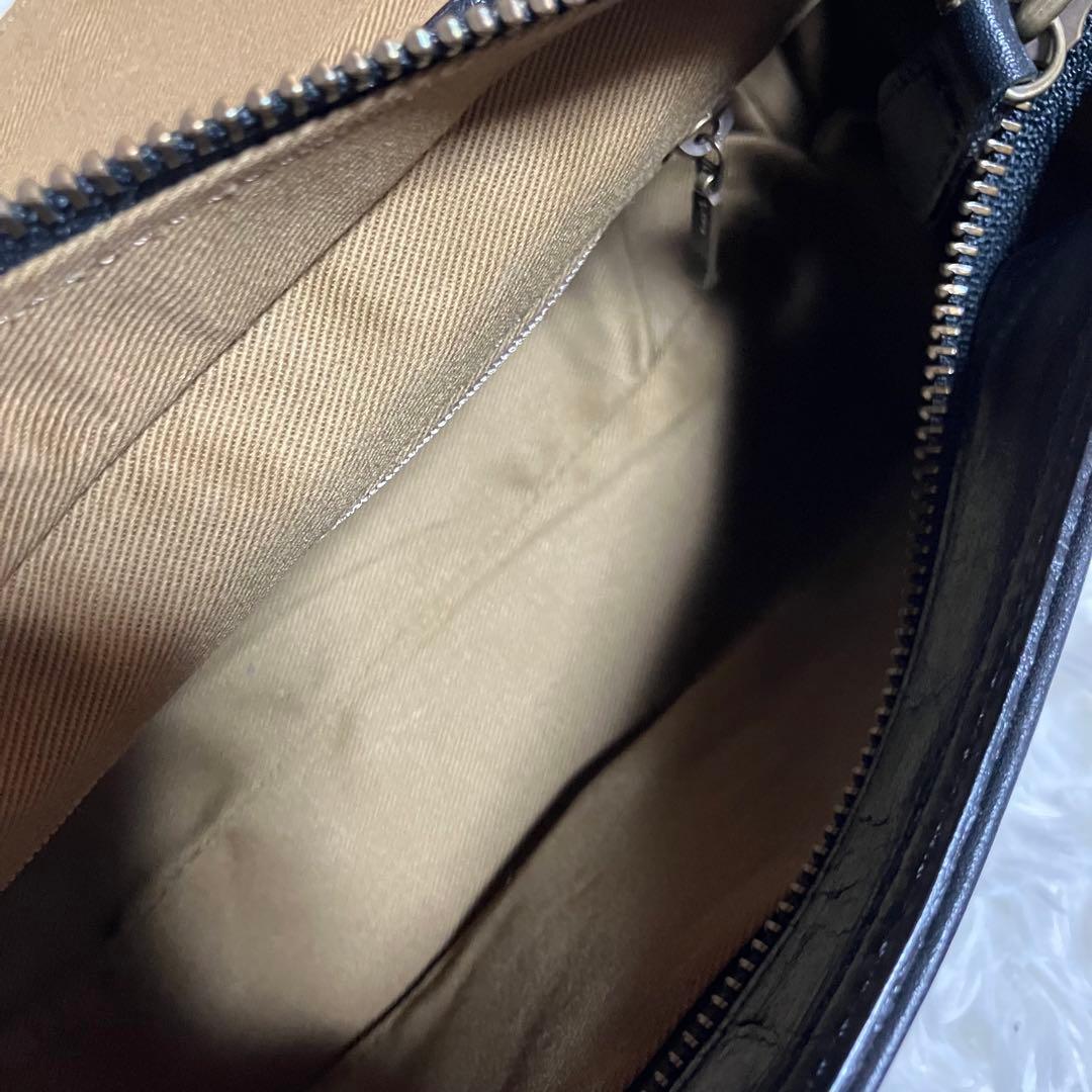 極美品 Dakota ミニショルダーバッグ レザー 黒