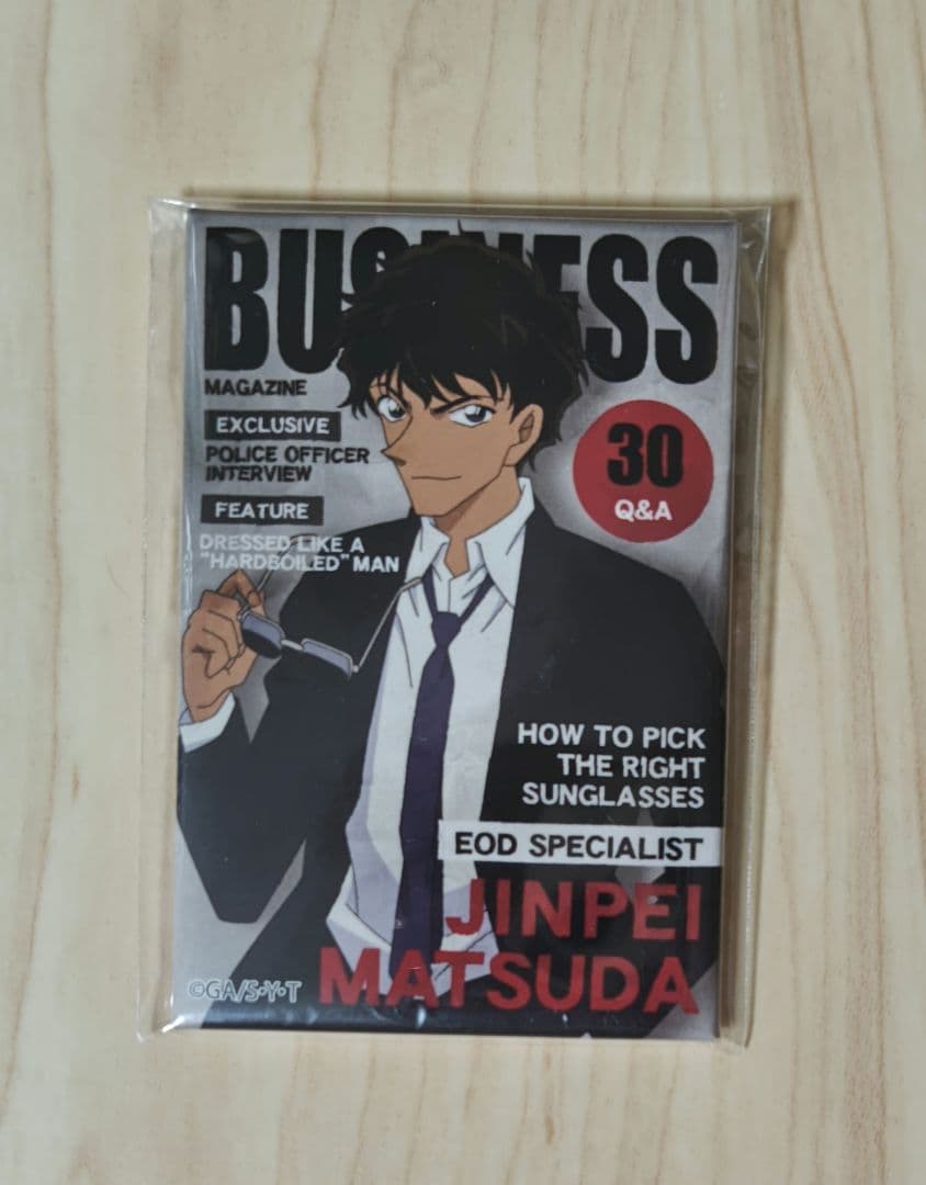 名探偵コナン 松田陣平 スクエア 缶バッジ