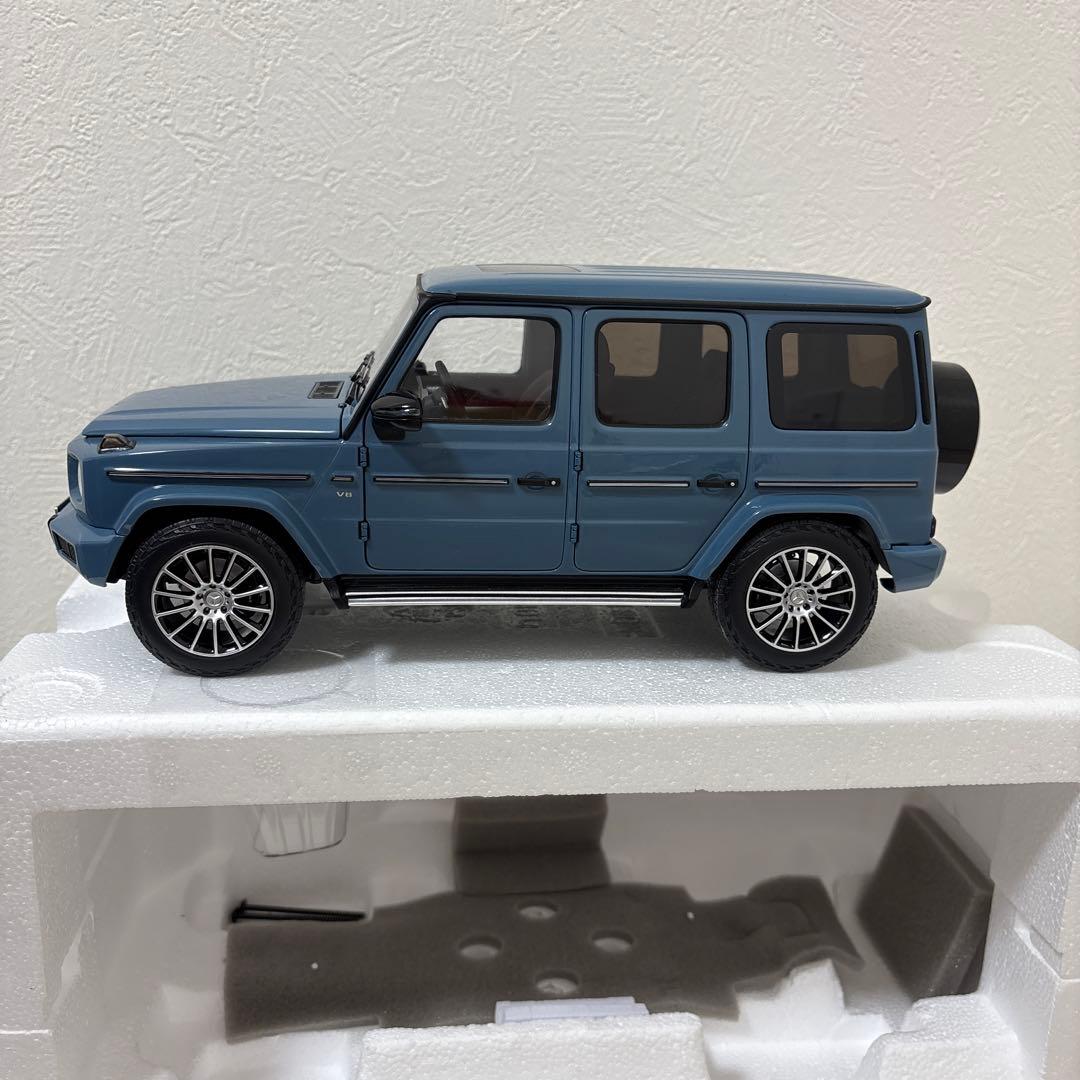 ミニチャンプス ベンツ G400d 1/18 ミニカー チャイナブルー