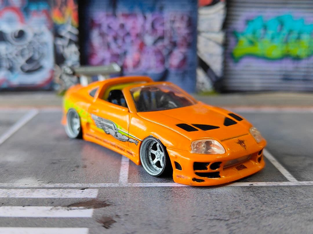 トミカ改造 トヨタ 80スープラ ワイスピ 廃盤 ☆深リム ホットウィール