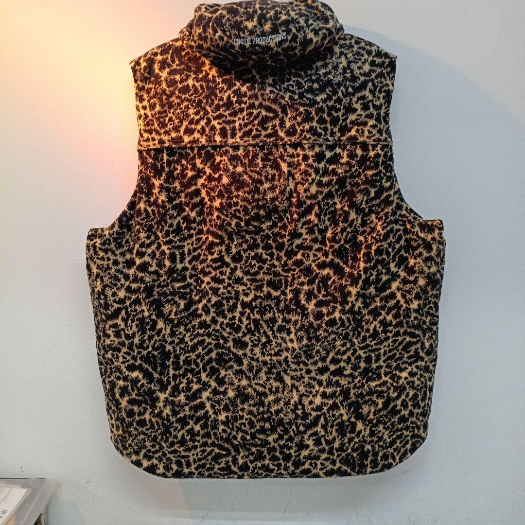 Cootie Productions ヒョウ柄ダウンベスト M