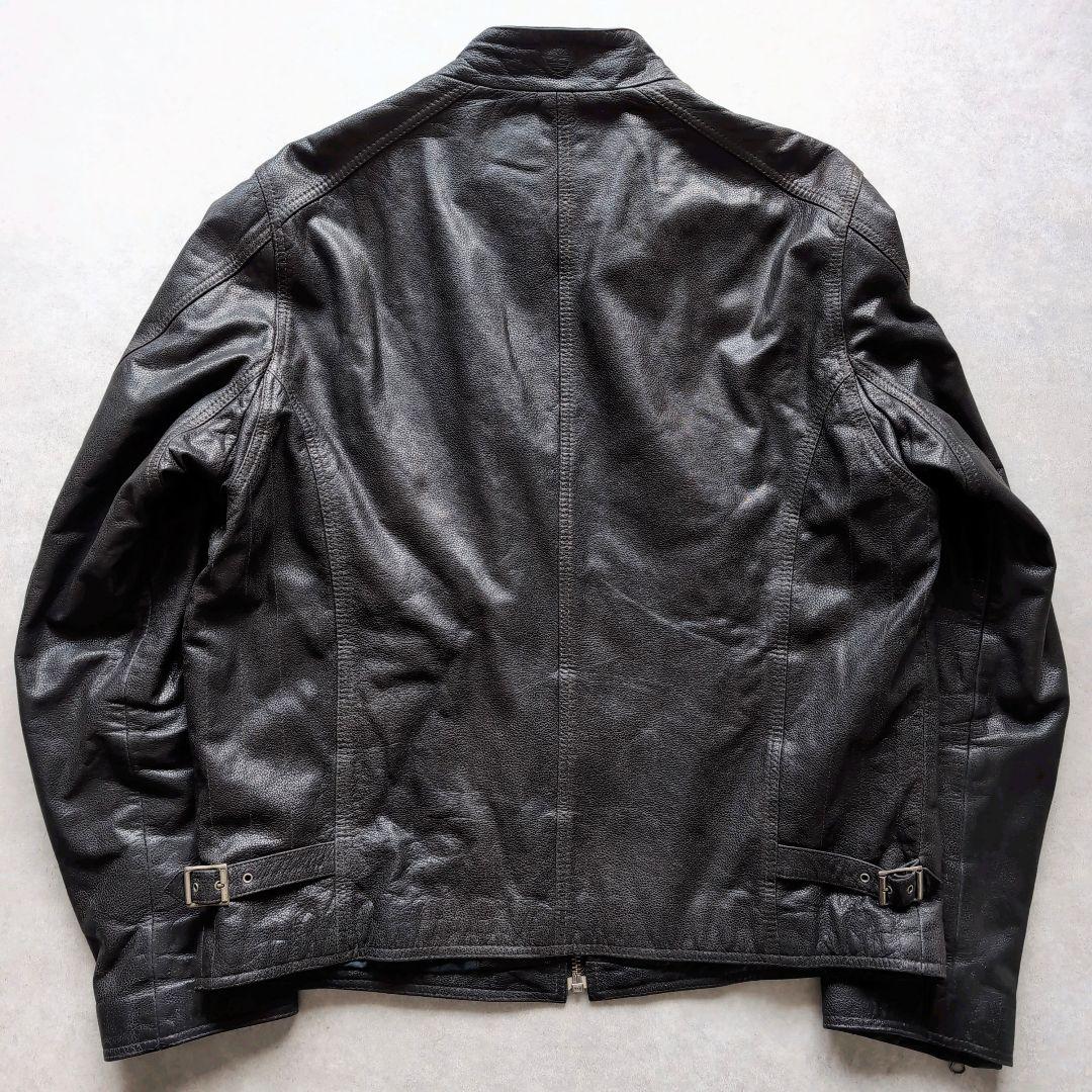 ティンバーランド シングルライダース ハの字 牛革 XL ブラック