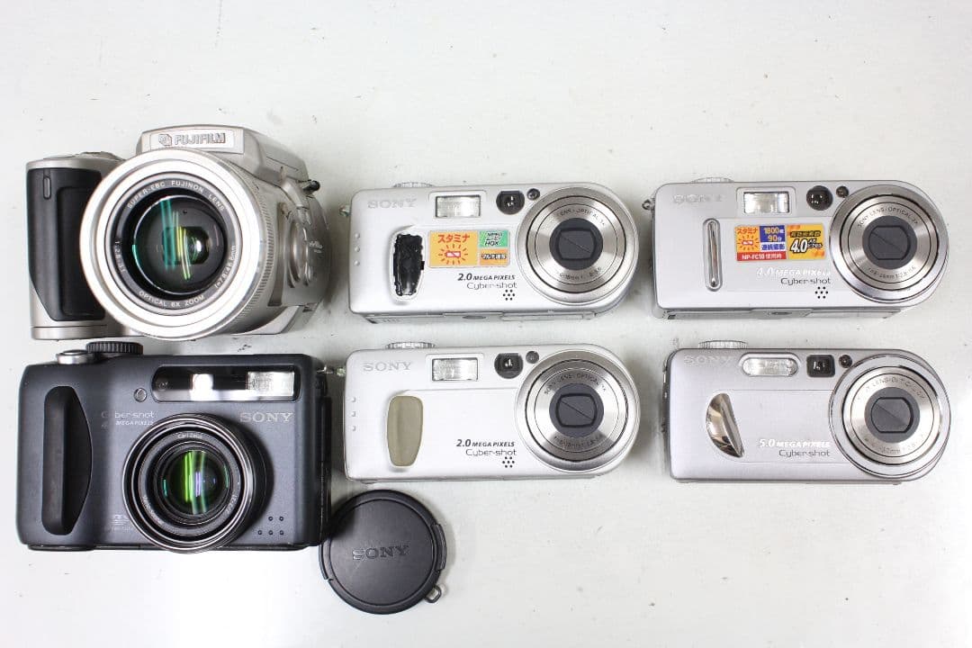 デジタルカメラ ６台 ジャンク品 SONY FUJIFILM
