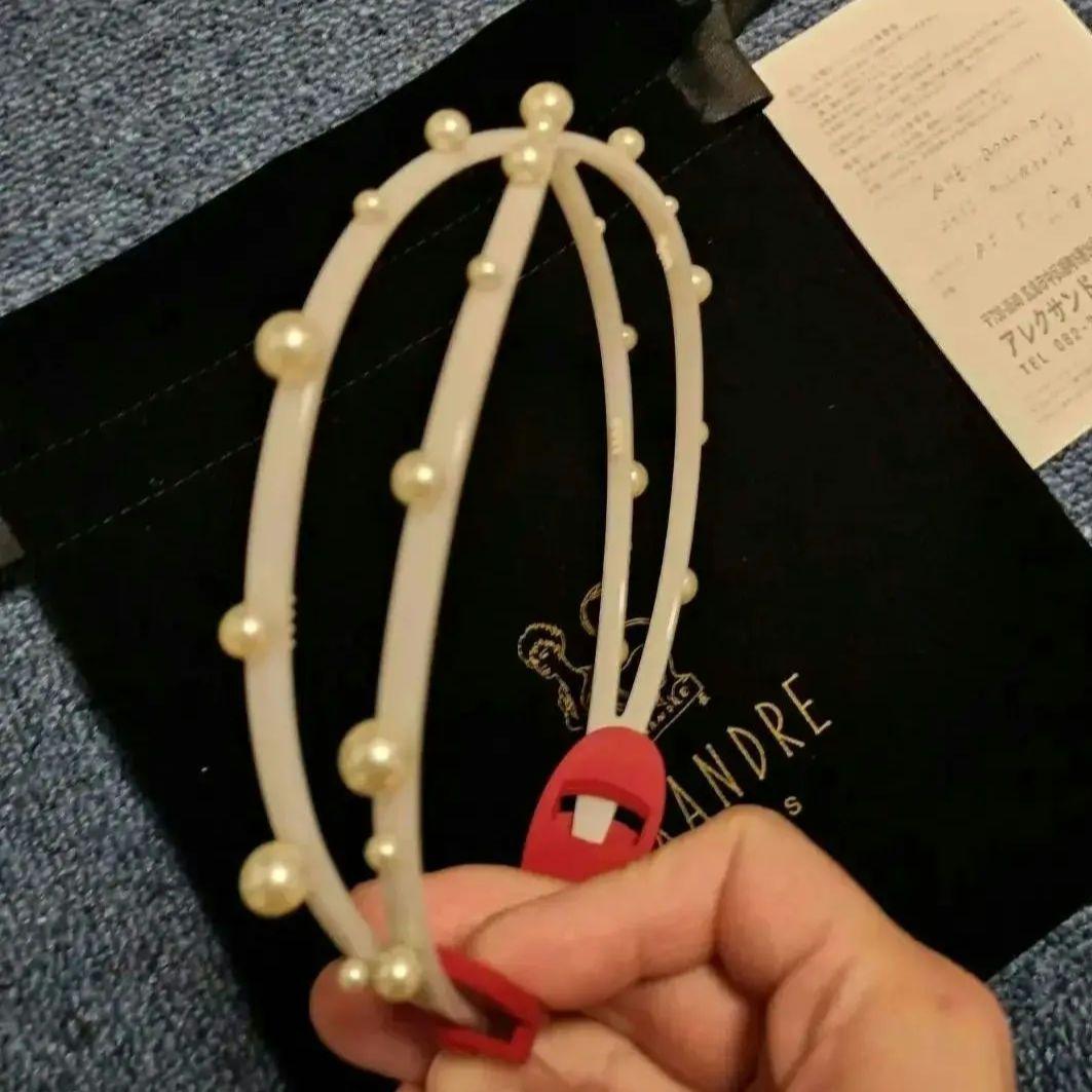 ALEXANDRE DE PARIS パールカチューシャ