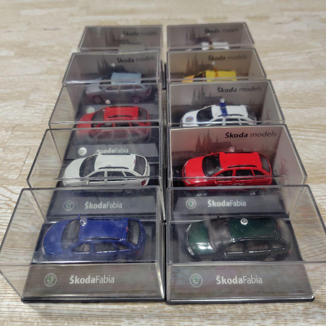 Škoda Fabia ② ミニカーセット 1/72
