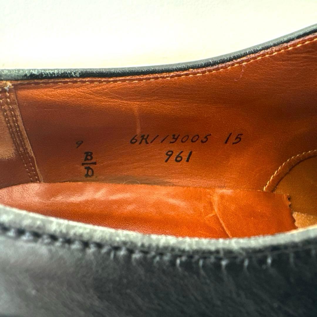 バ*ア様 Alden 961 Uチップ オールデン ブラック