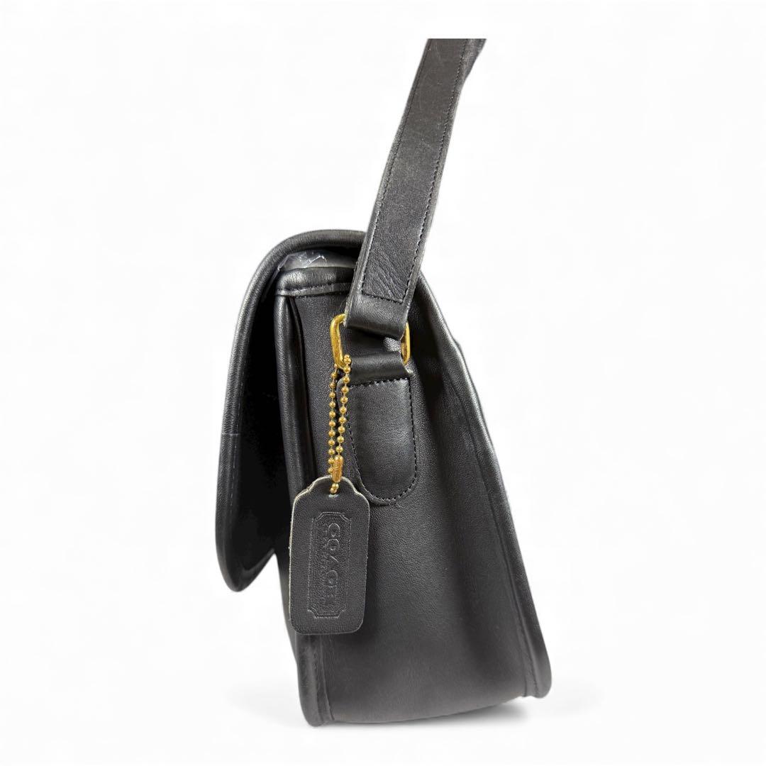 オールドコーチ COACH ターンロック レザー ショルダーバッグ　ビンテージ