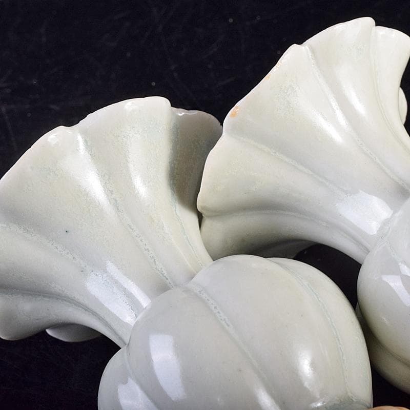 中国　宋代　青白磁　瓜型瓶　一對　M　R8819