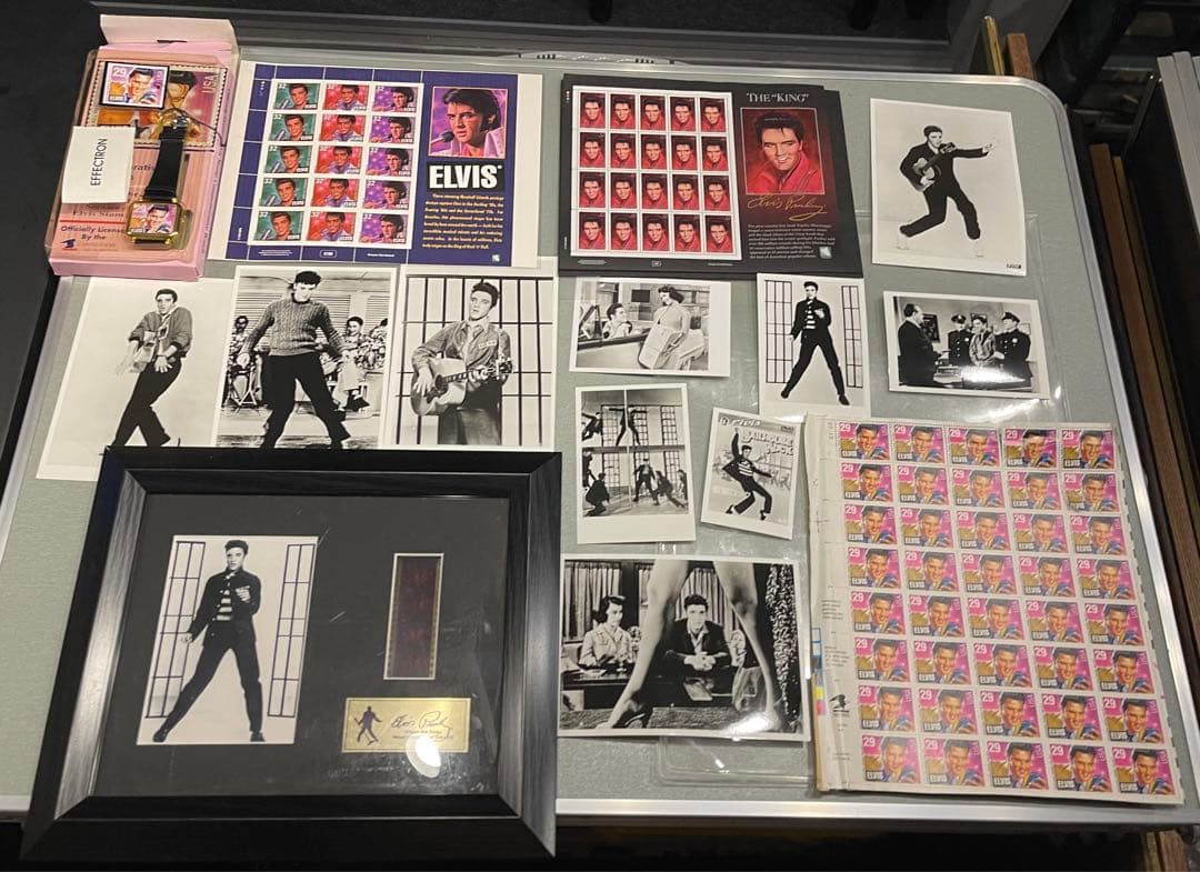 エルヴィス プレスリー まとめ売り 写真 スタンプ 時計 フィルムセル