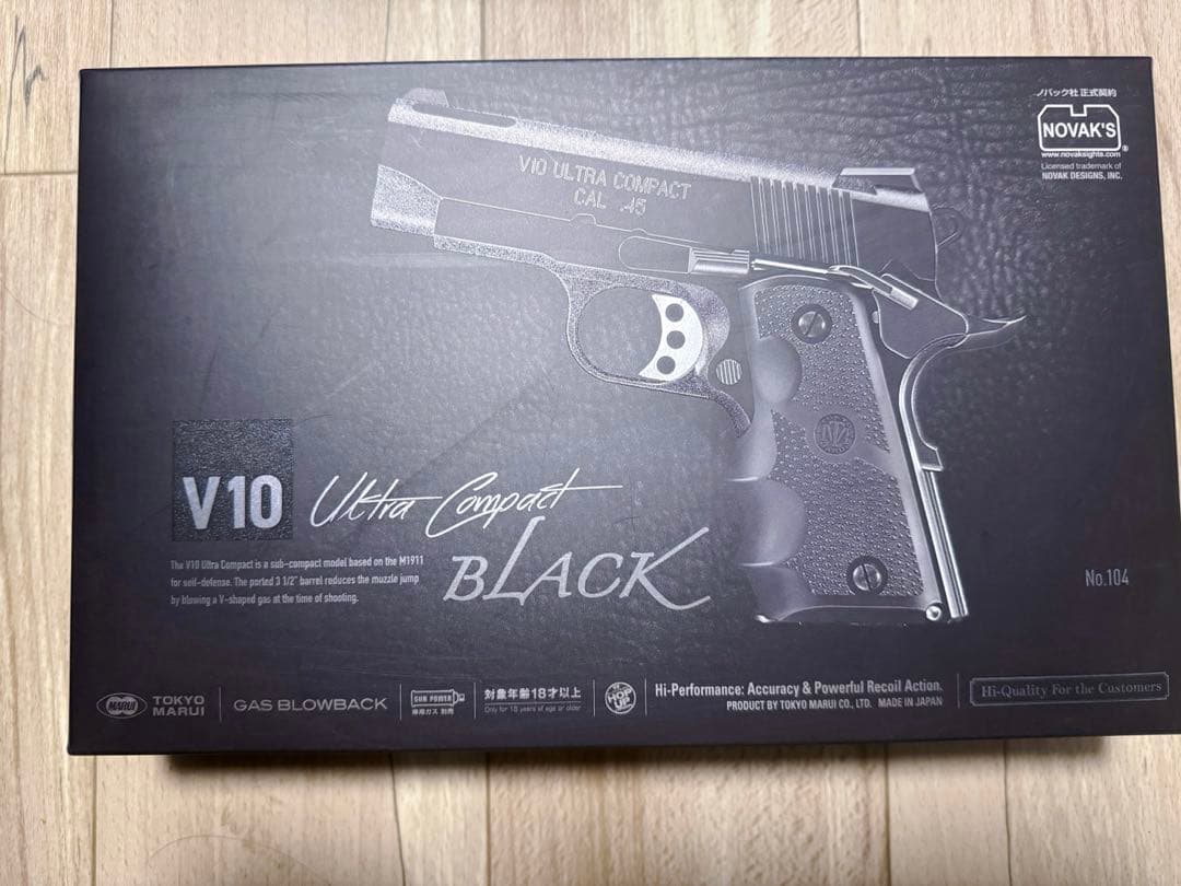 【展示美品】東京マルイ V10 Ultra Compact 新品付属品完備