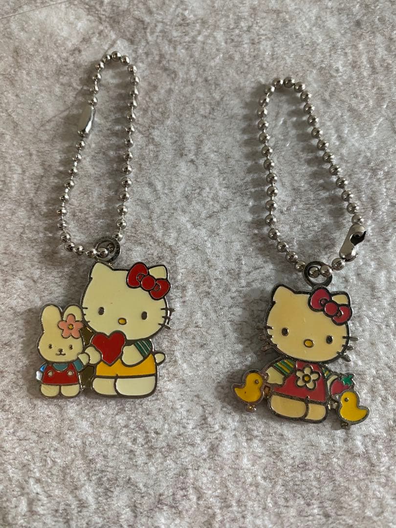 90年代物！ハローキティストラップ 9個セット