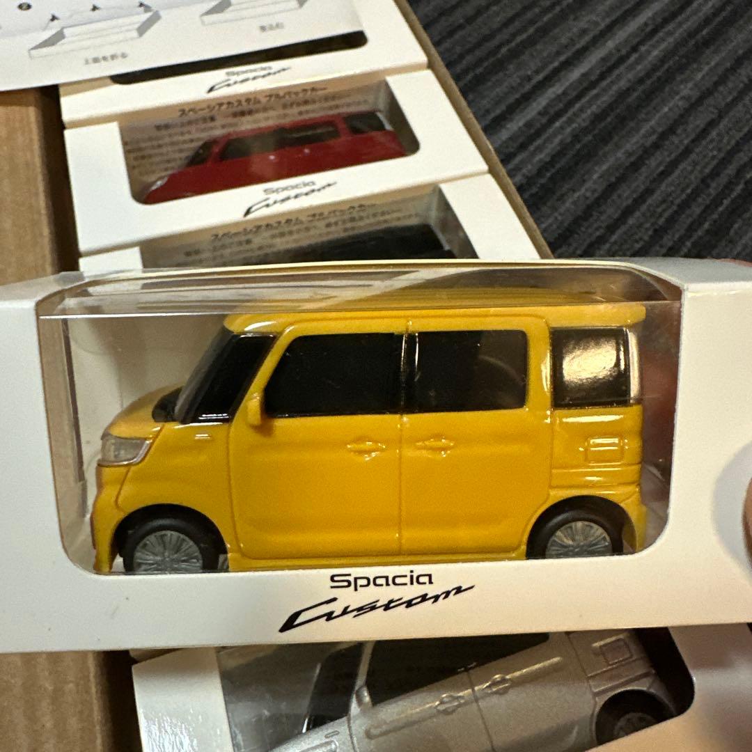 ⭕️スズキ　非売品　13台セットスペーシア＆スペーシアカスタム　プルバックミニカー
