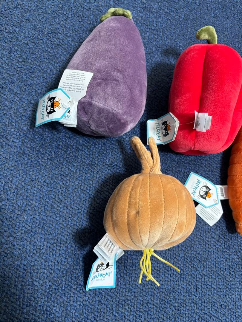 ジェリーキャット 野菜5点セット　ぬいぐるみ