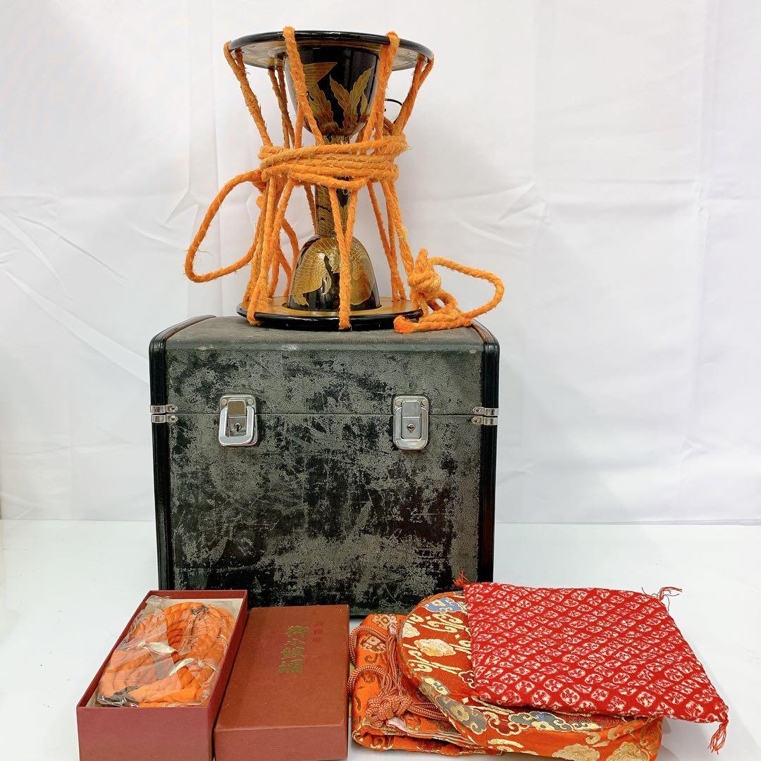 1SAM38 豪華金蒔絵 能 歌舞伎 狂言 小鼓 伝統芸能 和楽器 太鼓 締太鼓