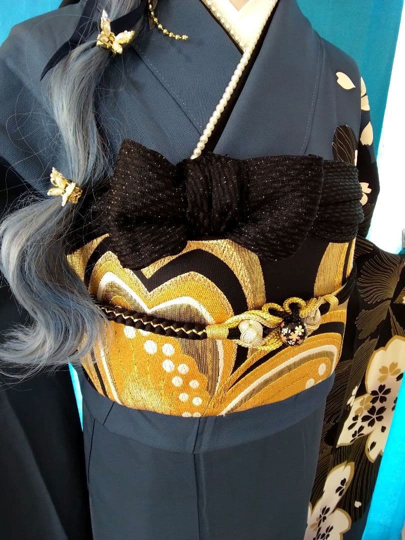 振袖フルセット、正絹振袖成人式、重ね衿帯揚げ帯締め、西陣袋帯、襦袢、トールサイズ