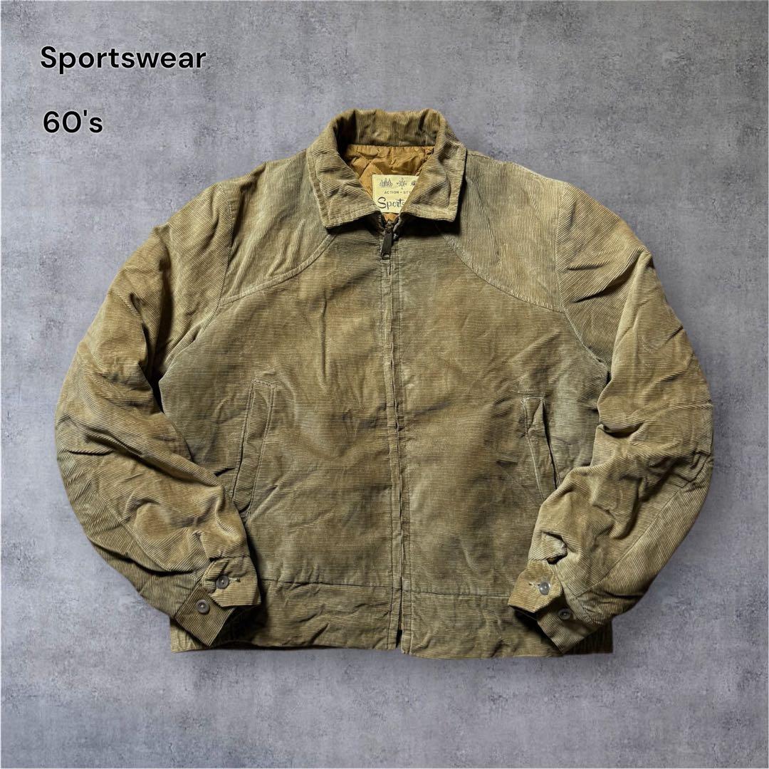 Goshi2204古着60年代ACTION-STYLEDコーデュロイファラ