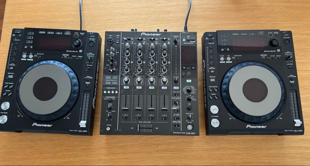 Pioneer DJM-850 + CDJ-850 × 2 セット
