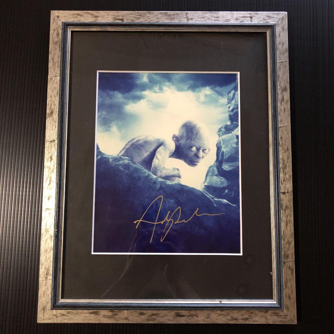 ロードオブザリング ゴラム役 アンディサーキス氏 直筆サイン ポートレート