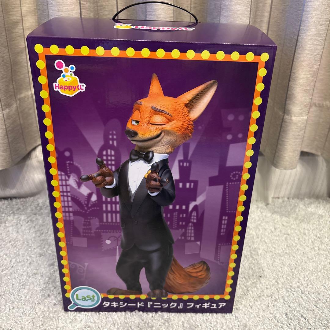 ズートピア2 ハッピーくじ ラストワン賞　ニック・ワイルド タキシードフィギュア